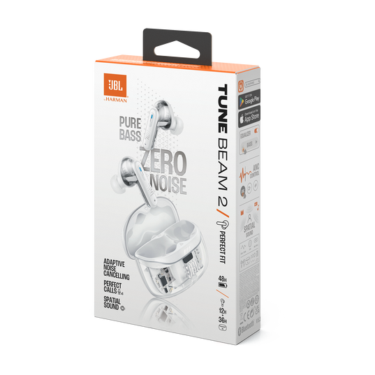 JBL Tune Beam 2 Ghost Edition | True Wireless Noise Cancelling Earbuds